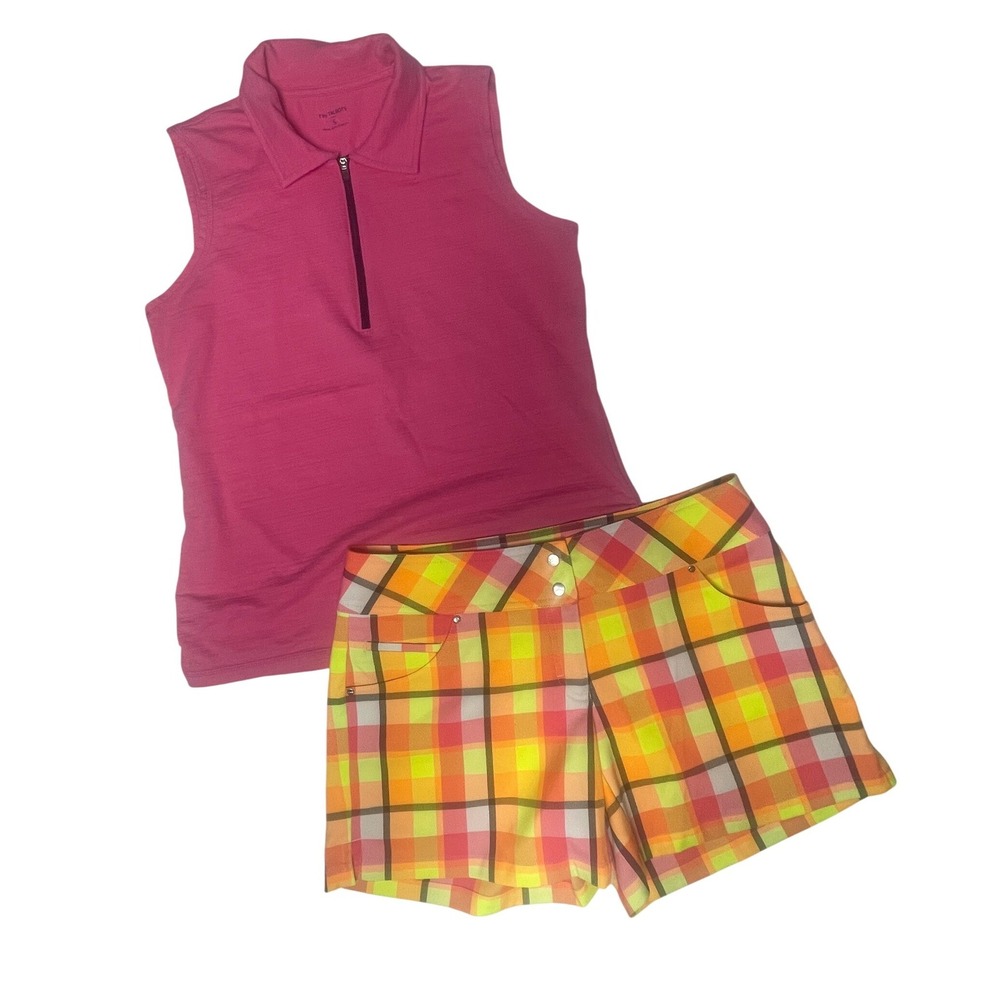 Slazenger Pink Plaid Golf Set Bundle Women's 6
